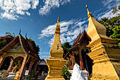 Luang Prabang, Laos - Wat Sene, inside the temple precinct there are several small that and various chapels.